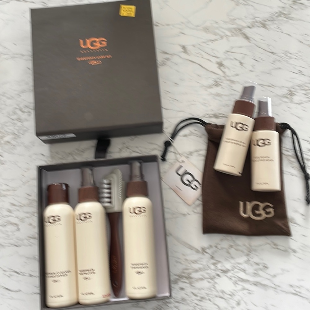 Ugg cleaner conditioner protector products.   Brand new.